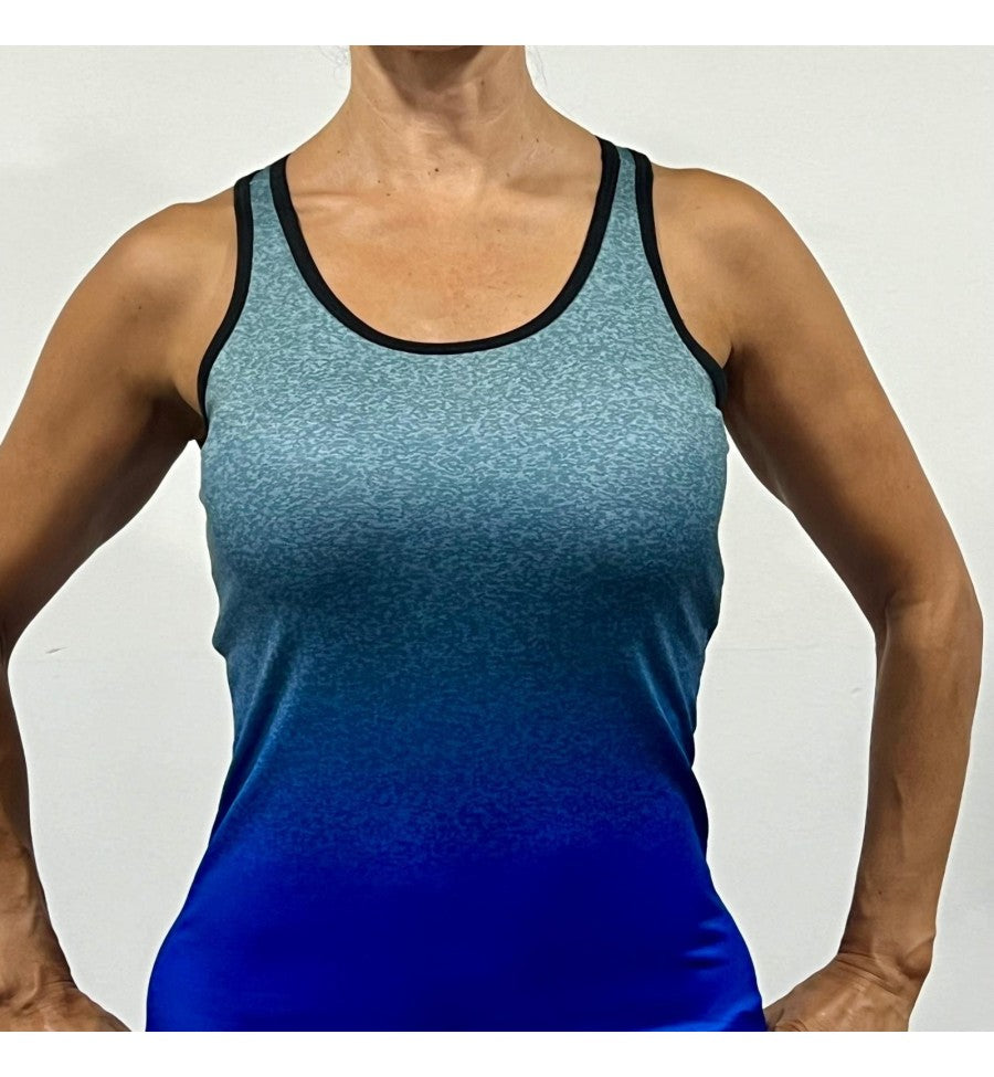 Lady in Blue Camiseta Nadadora