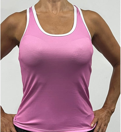 Rosa Camiseta Nadadora
